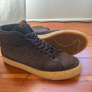 Nike SB Zoom Blazer Mid Brown Suede